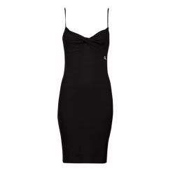 Calvin Klein Jeans - STRAPPY TWISTED RIB DRESS