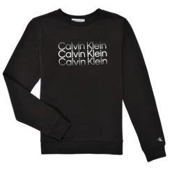 Calvin Klein Jeans - INSTITUTIONAL CUT OFF LOGO SWEATSHIRT