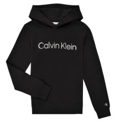 Calvin Klein Jeans - INSTITUTIONAL SILVER LOGO HOODIE