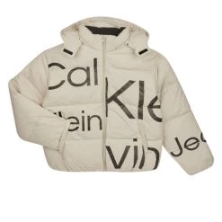 Calvin Klein Jeans - BOLD INSTITUTIONAL LOGO PUFFER JACKET