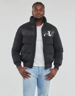 Calvin Klein Jeans - CUT OFF CK MIX MEDIA PUFFER