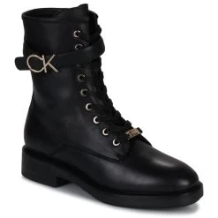 Calvin Klein Jeans - RUBBER SOLE COMBAT BOOT W HW