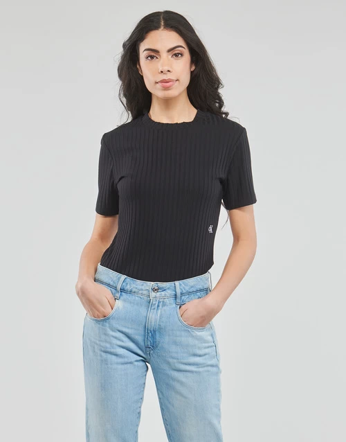 Calvin Klein Jeans - RIB SHORT SLEEVE TEE - Image 2