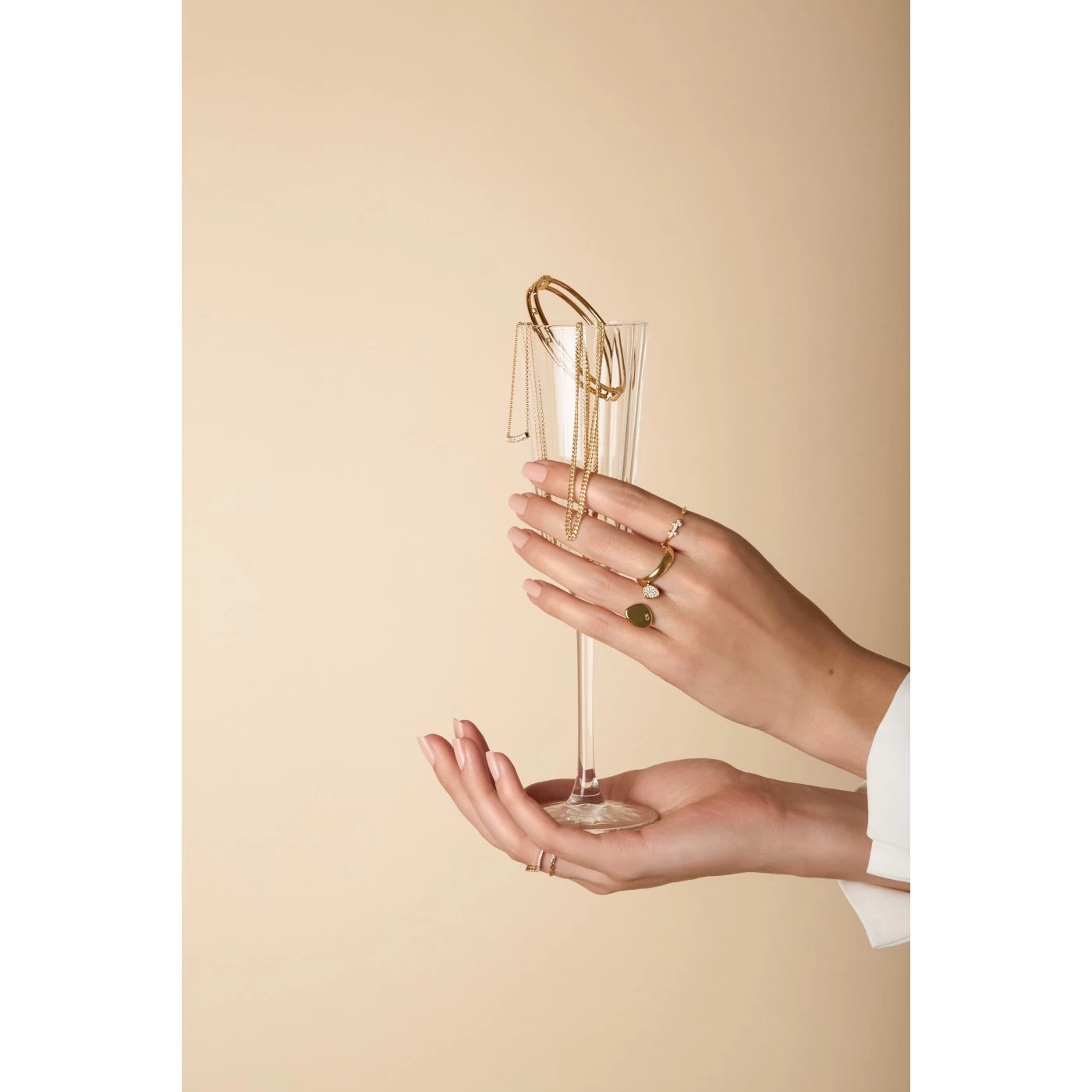 Calvin Klein Gold Coloured Ring CJ35000320 - Image 3