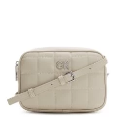 Calvin Klein Re-Lock Quilt Witte Crossbody Tas K60K610445PEA