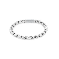 Calvin Klein Silver Coloured Bracelet CJ35000053 (Length: 21.00 Cm)