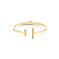 Calvin Klein Gold Coloured Bangle With Crystals CJ35000161