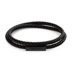 Calvin Klein Brown Leather Bracelet CJ35000209