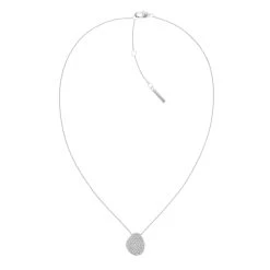 Calvin Klein Silver Coloured Necklace CJ35000223