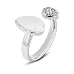 Calvin Klein Silver Coloured Ring CJ35000319-