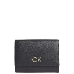 Calvin Klein Re-Lock Black Billfold Wallet K60K609492BAX