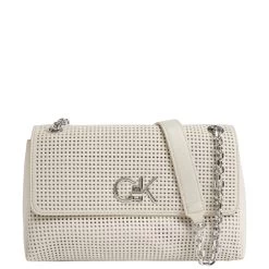 Calvin Klein Re-Lock Witte Crossbody Tas K60K610634PEA