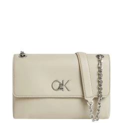 Calvin Klein Re-Lock Beige Crossbody Tas K60K610749PEA